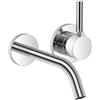 Dornbracht Meta rubinetto lavabo, installazione a parete, 36860660-00, Meta cromo [Rubinetteria Bagno > Rubinetteria Lavabo]