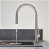 hansgrohe Talis M54 rubinetto da cucina, estraibile, orientabile, 72800800, Talis M54 acciaio inox spazzolato [Rubinetteria da Cucina > Rubinetti da Cucina]