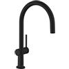 hansgrohe Talis M54 rubinetto da cucina, orientabile, 72804670, Talis M54 nero opaco [Rubinetteria da Cucina > Rubinetti da Cucina]
