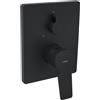 Hansa Twist rubinetto vasca da incasso, miscelatore monocomando, 8984908333, Twist nero opaco [Rubinetteria Bagno > Rubinetteria Vasca]