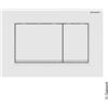 Geberit Sigma20 placca di azionamento Square, 115883111, Square Sigma20 [Placche di Scarico > Placche di Scarico per WC]