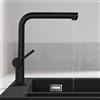 hansgrohe Talis M54 rubinetto da cucina, con sBox, estraibile, orientabile, 72809670, sBox Talis M54 nero opaco [Rubinetteria da Cucina > Rubinetti da Cucina]