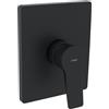 Hansa Twist rubinetto doccia da incasso con miscelatore, 8985908333, Twist nero opaco [Rubinetteria Bagno > Rubinetteria Doccia]