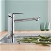 Grohe BauEdge rubinetto da cucina, orientabile, 31693000, BauEdge cromo [Rubinetteria da Cucina > Rubinetti da Cucina]