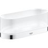 Grohe Selection mensola doccia, 41037000+41035000, Selection cromo/satinato [Accessori Bagno > Mensole Doccia]