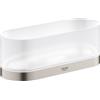 Grohe Selection mensola doccia, 41037000+41035AL0, Selection hard graphite spazzolato/satinato [Accessori Bagno > Mensole Doccia]