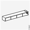 Geberit Monolith coperchio cassetta di scarico per modulo sanitario Monolith per WC, 243440TA1, Monolith grigio [WC > Ricambi WC]