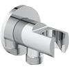 Ideal Standard Idealrain Atelier supporto doccetta con attacco per tubo flessibile, BC807AA, Idealrain Atelier; Atelier Collections cromo [Rubinetteria Bagno > Prese d'Acqua]