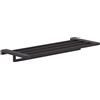 hansgrohe AddStoris mensola portasciugamani, 41751670, AddStoris nero opaco [Accessori Bagno > Portasciugamani]