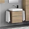 Geberit iCon lavabo, evineo ineo4 mobile per lavabo, La: 60 cm; 2 scomparti estraibili con maniglia,, 124063000+BE0219OA, iCon [Mobili da Bagno > Mobili con Lavabo Integrato]