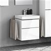 Geberit iCon lavabo, evineo ineo4 mobile per lavabo, La: 60 cm; 2 scomparti estraibili con maniglia,, 124060000+BE0219WH, iCon [Mobili da Bagno > Mobili con Lavabo Integrato]