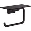 hansgrohe AddStoris porta rotolo, 41772670, AddStoris nero opaco [Accessori Bagno > Porta Rotolo]