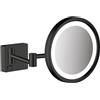 hansgrohe AddStoris specchio cosmetico, con illuminazione, ingrandimento 3x, 41790670, AddStoris [Specchi Cosmetici > Specchi Cosmetici]