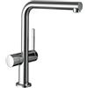 hansgrohe Talis M54 rubinetto da cucina, orientabile, con collegamento dell'apparecchio, 72827000, Talis M54 cromo [Rubinetteria da Cucina > Rubinetti da Cucina]