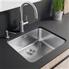 Blanco Solis lavello da cucina, 526122, 500-U Solis acciaio inox satinato lucido [Lavelli da Cucina > per Base Sottolavello a partire da 60 cm]