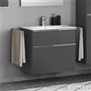 evineo ineo4 mobile La: 79 cm, 2 scomparti estraibili, con maniglia, per Renova Plan Slim lavabo,, BE0227AN, ineo4 [Mobili da Bagno > Mobili Lavabo]