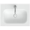 neoro n50T46 soft lavabo integrato ultrapiatto La: 60,5 P: 46 cm, BN0058WM, n50T46 bianco opaco [Lavabi > Lavabi Integrati]