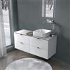 evineo ineo2.5 consolle con mobile sottolavabo con 4 estraibili, PR1251, ineo2.5 [Mobili da Bagno > Mobili Lavabo]