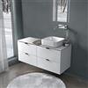 evineo ineo2.5 consolle con mobile sottolavabo con 4 estraibili, PR1252, ineo2.5 [Mobili da Bagno > Mobili Lavabo]