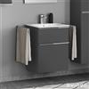 Geberit Renova Plan Slim lavabo, evineo ineo4 mobile per lavabo, La: 55 cm; 2 scomparti estraibili con maniglia,, 122255600+BE0224AN, Renova Plan [Mobili da Bagno > Mobili con Lavabo Integrato]