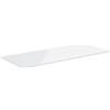 neoro n50 Slim top La: 120 cm in materiale termoplastico (PMMA), BN0404WH, n50 [Mobili da Bagno > Top]
