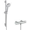 hansgrohe Croma Select S rubinetto doccia esterno con termostatico, 27833400, Croma Select S bianco/cromo [Rubinetteria Bagno > Rubinetteria Doccia]