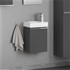 Geberit iCon lavamani, evineo ineo4 mobile per lavabo, La: 38 cm; 1 sportello con apertura a sinistra e maniglia,, 124736000+BE0215AN, iCon [Mobili da Bagno > Mobile con Lavamani]