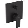 hansgrohe Vernis Shape rubinetto vasca da incasso, miscelatore monocomando, 71469670, Vernis Shape nero opaco [Rubinetteria Bagno > Rubinetteria Vasca]