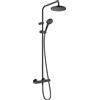 hansgrohe Vernis Blend colonna doccia con termostatico, 26276670, Vernis Blend nero opaco [Rubinetteria Bagno > Colonne Doccia]