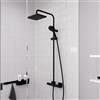 hansgrohe Vernis Shape colonna doccia con termostatico, 26097670, Vernis Shape nero opaco [Rubinetteria Bagno > Colonne Doccia]
