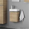 Geberit iCon lavamani, evineo ineo4 mobile per lavabo, La: 38 cm; 1 sportello con apertura a destra e maniglia,, 124836000+BE0216OA, iCon [Mobili da Bagno > Mobile con Lavamani]