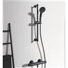 Ideal Standard Idealrain set doccia con asta saliscendi, 1 tipo di getto, BD142XG, Idealrain silk black [Rubinetteria Bagno > Set Doccia]