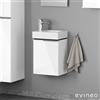 Geberit iCon lavamani, evineo ineo4 mobile per lavabo, La: 38 cm; 1 sportello con apertura a destra e maniglia,, 124836000+BE0216WH, iCon [Mobili da Bagno > Mobile con Lavamani]