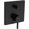 hansgrohe Finoris rubinetto vasca da incasso, miscelatore monocomando, 76416670, Finoris nero opaco [Rubinetteria Bagno > Rubinetteria Vasca]