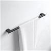 Keuco Plan Black Selection barra portasciugamani, 14901370600, Plan Black Selection nero opaco [Accessori Bagno > Portasciugamani]