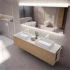 neoro n50 Slim top La: 180 cm in materiale termoplastico (PMMA), BN0409WM, n50 [Mobili da Bagno > Top]