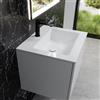 neoro n50 lavabo integrato ultrapiatto La: 60,5 P: 51,5 cm, BN0092WH, n50 bianco [Lavabi > Lavabi Integrati]