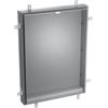 neoro n50 | n60 & rivea telaio di installazione per armadietto a specchio da incasso La: 60 A: 88,2 P: 16,6 cm, BN0476MI, n50; n60 argento anodizzato [Armadietti a Specchio > Accessori per Armadietti a Specchio]