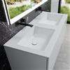 neoro n50 lavabo doppio integrato ultrapiatto La: 120,5 P: 51,5 cm, BN0099WM, n50 bianco opaco [Lavabi > Lavabi Doppi]
