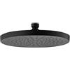 Fortis soffione doccia in metallo, rotondo Ø 300 mm, 7593002MB, Universal nero opaco [Rubinetteria Bagno > Soffioni Doccia]