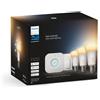 Philips Hue White Ambiance starter set triplo con bridge e interruttore dimmer E27, 2200 K, 9,5 W, 8719514291232, White Ambiance; White Ambiance [Lampadine > Lampade a LED]