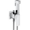 Mariner Quadra set doccetta bidet con funzione di miscelazione, QUA2000-CR, Quadra cromo [Rubinetteria Bagno > Bidet / Set Doccetta WC]