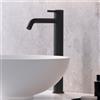 Mariner Logica rubinetto lavabo XL con corpo del rubinetto rialzato, LOG0052XL-NO, Logica nero opaco [Rubinetteria Bagno > Rubinetteria Lavabo]