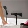 hansgrohe Vivenis rubinetto vasca esterno, miscelatore monocomando, 75420670, Vivenis nero opaco [Rubinetteria Bagno > Rubinetteria Vasca]