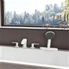 hansgrohe Vivenis rubinetto bordo vasca, miscelatore a due comandi, 75444700, Vivenis bianco opaco [Rubinetteria Bagno > Rubinetteria Vasca]