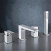Mariner Quadra rubinetto vasca 4 fori per montaggio su bordo vasca, QUA0125-CR, Quadra cromo [Rubinetteria Bagno > Rubinetteria Vasca]