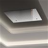 Mariner pannello pioggia in acciaio inox per installazione a soffitto con 2 funzioni, WLS3709-CR, Arya; Kobra; Logica; Quadra; Tao; Uno cromo [Rubinetteria Bagno > Soffioni Doccia]