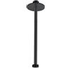 Mariner braccio doccia in acciaio inox per installazione a soffitto, WLS3140-NO, Arya; Kobra; Logica; Quadra; Tao; Uno nero opaco [Rubinetteria Bagno > Soffioni Doccia]