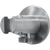 Mariner Logica Inox presa d'acqua in acciaio inox con supporto doccetta acciaio inox spazzolato, LOX0300-IN, Logica Inox acciaio inox spazzolato [Rubinetteria Bagno > Prese d'Acqua]