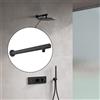 Fortis braccio doccetta, rotondo, 50745640MB, Universal nero opaco [Rubinetteria Bagno > Soffioni Doccia]